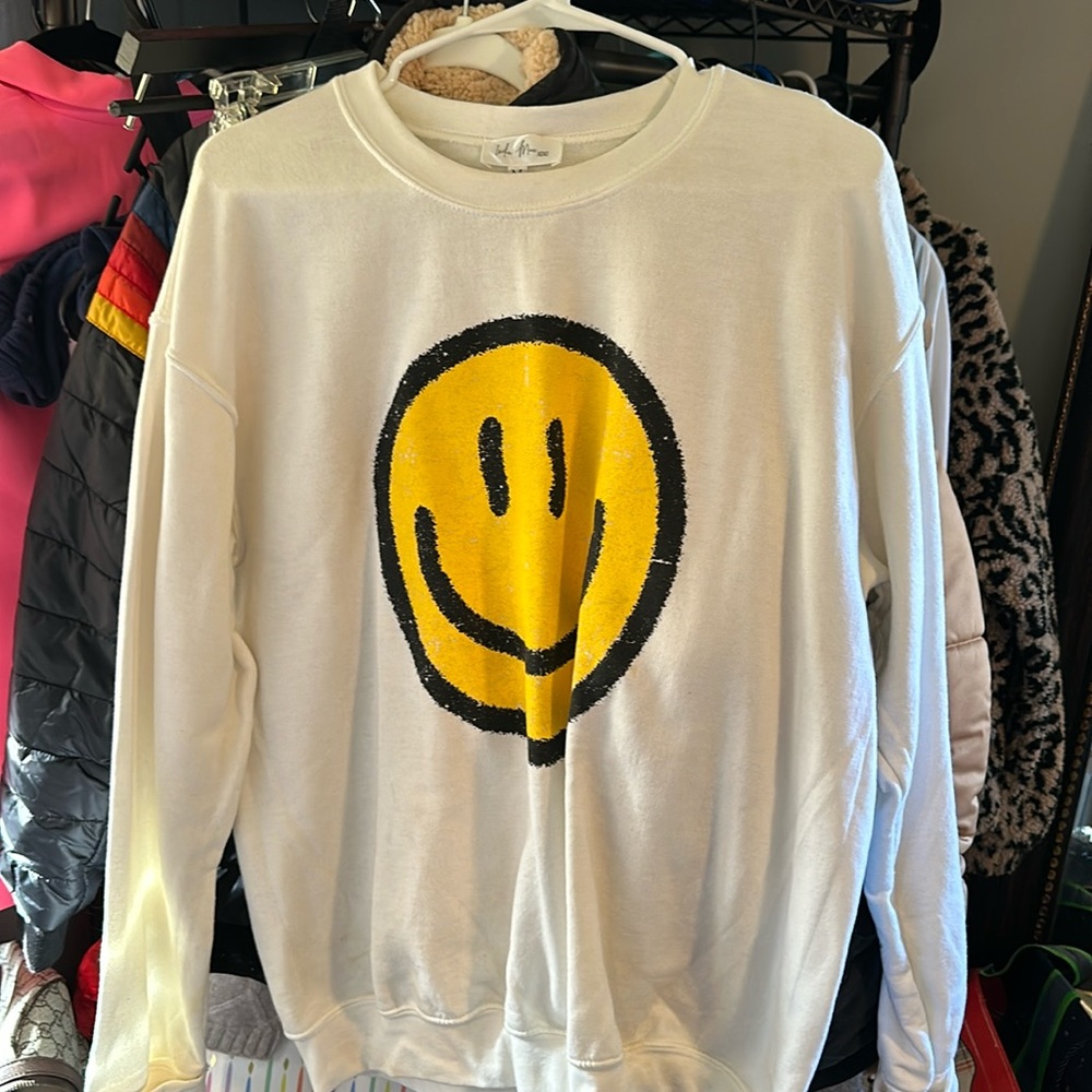 Smiley Face Crewneck